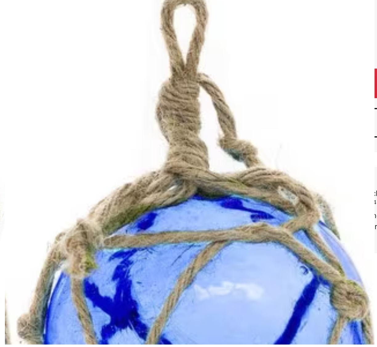 JAPANESE STYLE GLASS FLOAT set of 2